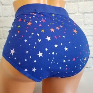 Torrid Blue Colorful Stars Hipster Plus Size Panty New 2X